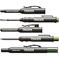 TRACER Deep Hole Construction Pencil with 6X Replacement Lead Pack and accompanying Site Holsters All-in-one Marking Kit