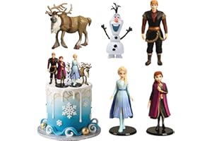 YEAHBOOM Tortendekoration Cake Topper Set,Cartoon Anime Figuren Geburtstag Tortendeko,Kuchen Figuren Set für Junge Mädchen Cupcake Dekorationen Spielzeug