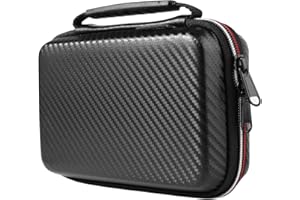 JLYIFAN Diabetic Organizer Carrying Case with Handble Strap for Blood Sugar Test Strips, Medication, Glucose Meter, Pills, Pens, USB Cables, Insulin Syringes, Needles, Lancets, Hard Shell Travel Kits (Black)