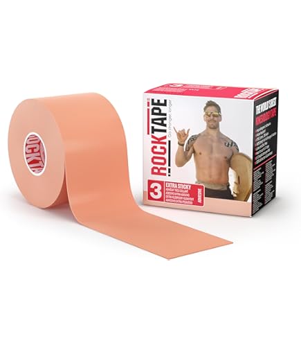 RockTape - Rouleau De Ruban Kinésiologie Noir Standard - 2 X 16,4 Pieds (neuf)