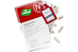 ‎N1 N1 Durchfall Kapseln 30 St. - Medizinprodukt bei akutem - Verkürzt die Durchfalldauer, lindert Bauchschmerzen & die Behandlung