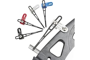 wolfman Archery Recurve Bow Clicker Extenders Carbon Fiber Clicker Signal Sheet Arrow Clicker Arrows Positioning Reminder Mounted on Bow Handle for Recurve Bow