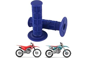 ANXIN 22MM 7/8" Universal Motorcycle Handlebar Grips Anti-slip Rubber Motocross Gel Handlebar End Grips - 2Pc