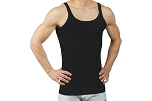 VP PINUCCIO VENEGONI Set 3 Canottiere Uomo Intimo Costine; Made in Italy 100% Cotone Mercerizzato; Canotta Spalla Stretta Intima Bianca Nera Smanicata; Canotte estive Smanicato Uomo