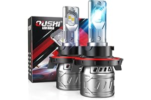 Lampadine H13 LED, OUSHI 9008 Hi/Lo Lampadina Per Fari A LED H13 14000LM 70W 6000K Xenon Bianco, Kit Di Conversione Impermeabile Per La Sostituzione Delle Lampadina Per Fari Dell'Auto (2pcs)