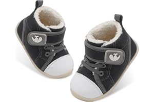 JOINFREE Baby Winter Booties Infant Girls Boys Indoor Outdoor Newborn Crib Shoes Toddlers Cozy House Shoes Baby Winter Walking Shoes