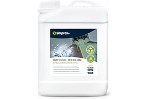 ‎SIMPRAX simprax® Waschmittel für Funktions- & Outdoorbekleidung, erhält die Wasserabweisung I erneuert Atmungsaktivität und effektiv gegen Schmutz für Sport- und technische Textilen, Hautverträglich