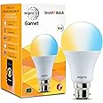 Wipro Garnet 9W B22D LED White and Yellow Smart Bulb, Pack of 1, (NS9100)