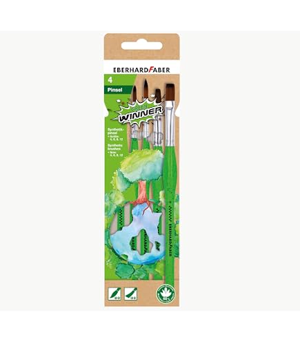 10 VBS Grundierpinsel – Größe 3 (ca. 23 Mm) – Perfekt Für Grundierung & Große Flächen
