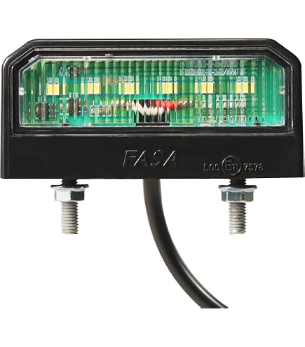 Mini Éclairage LED Plaque Immatriculation Allemagne Motorsports - Certifié E Moto/Quad