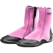 Bottes De Plongée Cressi Isla - Néoprène 7mm Unisexe, Semelle Caoutchouc