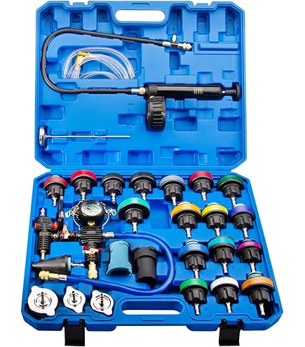 Kit Rilevatore Perdite CO2 Per Motori - Test Tenuta Testata Cilindro Con Liquido Di Contrasto - Foto 13