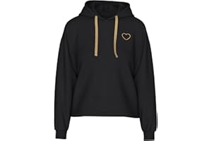 PIECES Pcchilli Ls Heart Hoodie Noos BC Pcchilli Ls Heart Sweat à Capuche Noos BC Femme (Lot de 1)