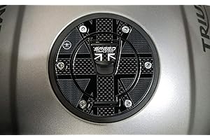 labelbike - Adesivo tappo serbatoio gel 3D per moto compatibile con Triumph Speed Triple 1200 RS