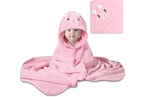 Fadcaer Albornoz para bebé Toalla de baño para bebé Albornoz suave de animales para recién nacido Cabo de baño para recién nacido Toallas para bebé Accesorios Regalo para niños Niñas