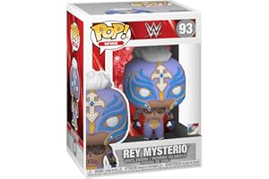 Funko Pop! WWE: Rey Mysterio - Figura in Vinile da Collezione - Idea Regalo - Merchandising Ufficiale - Giocattoli per Bambini e Adulti - Sports Fans - Figura da Collezione e da Esposizione
