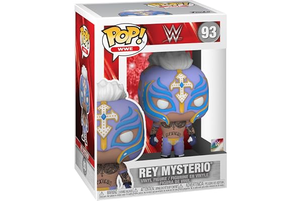Funko Pop! WWE: Rey Mysterio - Figurine en Vinyle à Collectionner - Idée de Cadeau - Produits Officiels - Jouets pour Les Enfants et Adultes - Sports Fans