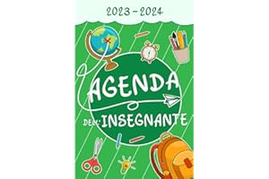 AGENDA DELL'INSEGNANTE DI MAESTRA ELENA: Planner Giornaliero 2023 2024 per Docenti della Scuola Primaria