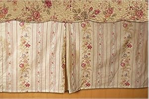 GREENLAND HOME FASHIONS Greenland Home Spódnica na łóżko, bawełna, wielokolorowa, podwójna