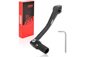 RUTU CNC Gear Shifter Alloy Folding Unbrakable 110cc 125cc Replacement for Dirt Pit Bike CRF50 XR50 Black