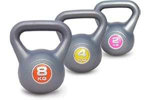 UK Fitness home gym kettlebell set exercise equipment for home use weights 2kg 4kg 6kg 8kg 10kg 12kg 14kg kettle bells