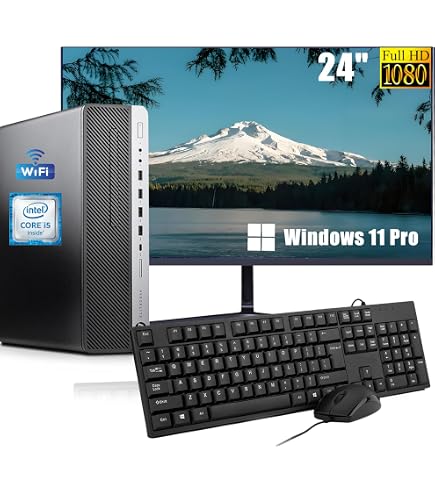 HP Pavilion 24 All in One PC - Ordenador, Color Blanco 1TB HDD +