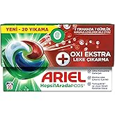 Ariel All1In-Between PODS Oxi Extra Stain Removal Capsule Laundry Detergent Whites and Colors 20 Wash
