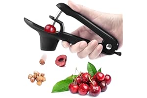 DHHYWWD Cherry Pitter, Cherry Stoner, Olive Pitter, Cherry Pip Remover, Cherry Pitter Tool,Cherry Stoner Remover UK (Black)