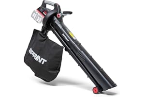 Sprint 18LBV Dual 18V (36V) Li-Ion Cordless Leaf Blower Vacuum Body, Powered by Briggs & Stratton, 247 km/h Air Velocity, Brushless motor, 45L soft bag, Body Only, 5 Years Warranty, 1697307