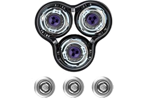 RJLLKD 1 Satz SH98 Scherkopf kompatibel mit Philips Series 9000 S9000 Prestige, (Inklusive Halterung) SH98 Ersatzscherkopf für Philips SP9810 SP9811 SP9820 SP9851 SP9861 SP9863 SP9880 SW6700 SW9700 MVL9998