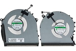 WOBEATER Replacement CPU&GPU Cooling Fan for HP OMEN 17-CB 17-CB0030NR 17-CB0070NR 17T-CB0000 RTX2060 L57367-001 L62864-001 MG75091V1-1C010-S9A MG75091V1-1C020-S9A