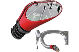 Sprintech Drop Bar Mirror, Red, Pair by Sprinttech
