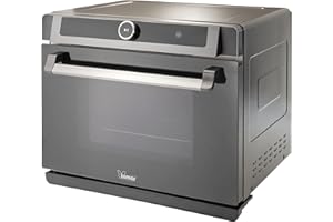 bimar B400 Four numérique 40 litres Prêt-four électronique à vapeur, parois intérieures inox, cuisson basse température, 31 programmes préréglés Puissance 2100-2400 W