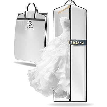 2 Housses De Rangement Pour Vêtements + 1 Sac à Chaussures - 60x180 Cm, PEVA Translucide - Pour Robes, Costumes, Mariage