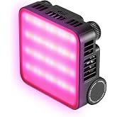 ZHIYUN CINEPEER CM15 15W RGB Video Işığı Selfie 360 &deg; Tam Renkli Kamera Işığı Soğuk Ayakkabı Şarj Edilebilir Taşınabilir Dış 