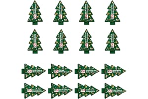 BAFIWU Weihnachtsgeschenke Kleinigkeiten - 16 Pcs Hülle Filz Kompatibel mit Duplo Schokoriegel Geschenk Verpackung - Lustige Weihnachtsbaum Kleine Geschenke für Kollegen Mitarbeiter Team Familie Frauen Mann