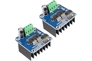 ALMOCN 2pcs BTS7960 43A Dual H-Bridge Stepper Motor Drive Current Limit Control Semiconductor Refrigeration PWM for Smart Car Motor Drive for Arduino