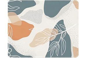 ITNRSIIET Tapis de Souris Gaming Tapis Souris avec Bord Cousu et Base en Caoutchouc Antidérapante, Surface Spéciale Texturée Résistant à Usure, 260 x 210mm Epaisseur 3mm,Feuille Abstraite