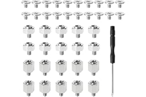 SHIJIUYOU 41 Pcs Tornillo SSD M2, Tornillos M.2, Separadores Tornillos para PC placa base para NVME MSI Gigabyte NGFF, incluye 1 destornillador