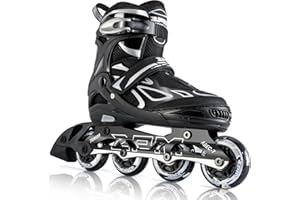 ‎2PM SPORTS 2PM SPORTS Verstellbar Inliner für Kinder, Leucht Inline Skates Rollschuhe für Damen/Herren
