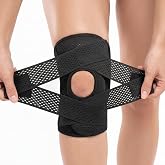 ANAMPION Sports Adjustable Knee Pads(XXL) | Meniscus and Ligaments with Side Stabilizers and Patella Pads for Arthritis Pain,