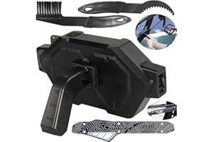 Limpiador de Cadena de Bicicleta Rapida, Cadena de Bici Herramienta de Limpieza Profesional, Chuainxin Bici Cadena Lavador con 2 Cepillo de Piñón y 1 Protector de Vaina de Bici, para Todo Bicicleta
