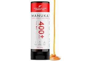 New Zealand Honey Co. Miele di Manuka MGO 400+ | Attivo e lordo | Prodotto in Nuova Zelanda | 500g