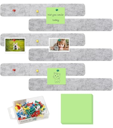 Lavagna Ufficio Bacheca Grande In Feltro, Lavagne In Sughero 30 X 30 Cm 12 Mm B - Foto 8