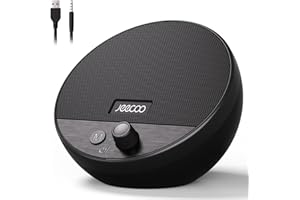Jeecoo A10 Altoparlante per PC, altoparlanti per computer alimentati tramite USB con modalità AUX e Bluetooth da 3,5 mm, mini altoparlanti portatili per desktop, laptop, dispositivi mobili