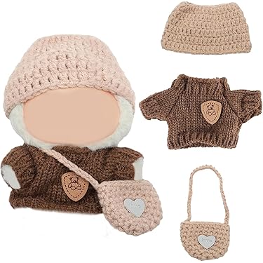 Labubu Puppenkleidung Set - 3-teiliges Outfit Für 17cm Puppen | DIY Kinder Geschenk