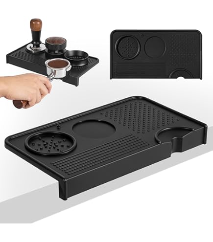 Ruioomeep Estación de Tamizado de Café de 58mm – Accesorio para Portafiltro, Accesorio para Barista, Accesorio para Espresso para DeLonghi Dedica, Sage Barista Touch | Estación de Tamizado de 58mm