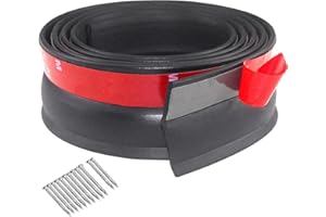 YQBFTC 3metri Guarnizione per Porta Garage Basculante, Soglia Antipioggia Universale, Striscia di Ricambio Resistente Alle Intemperie in Gomma, Mantieni il Tuo Garage Asciutto