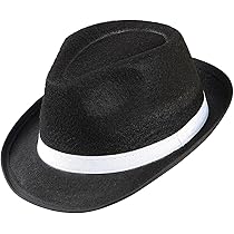 Foxxeo Gangster Set Für Erwachsene – Inkl. Hut, Hosenträger, Krawatte & Bart – Perfekt Für Karneval, Mottopartys & 20er Jahre Events!