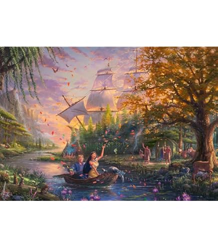 Schmidt 59672 Thomas Kinkade Mulan Jigsaw Puzzle : Kinkade